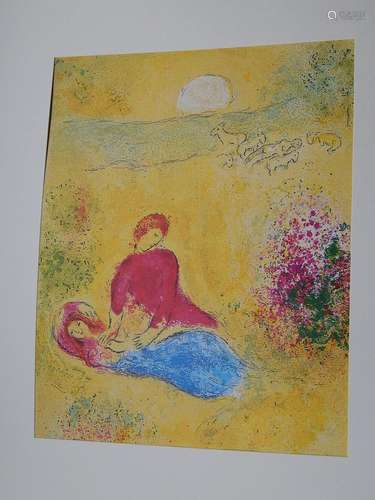 Marc Chagall (1887-1985) "Daphne & Chloé", col...