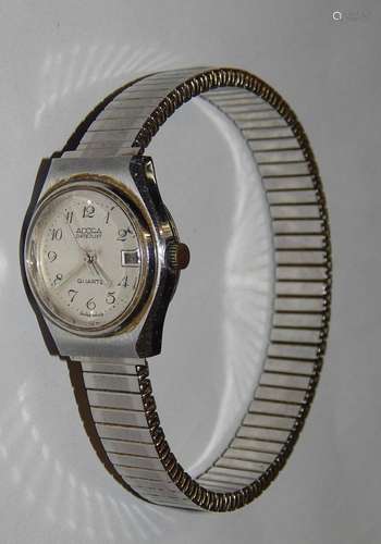 Ladies wrist watch brand Adora with stretch bracelet