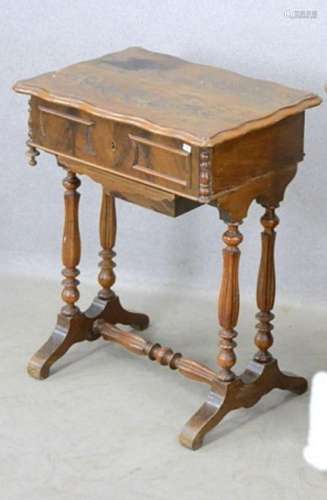 Sewing table,mahogany,around 1880/1900,unrestored,ca. 54x37x...