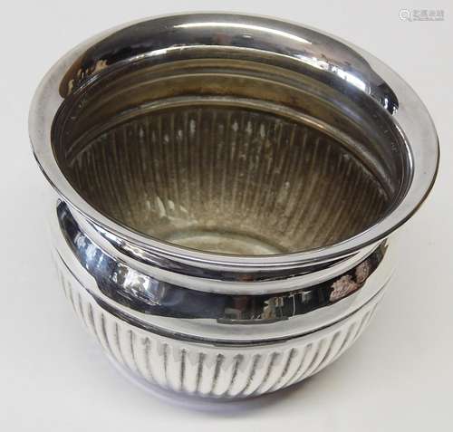 Small flower pot,silver plated,height ca.9 cm