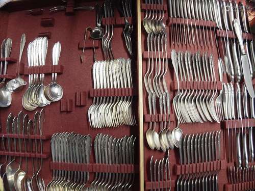 Mix of cutlery,WMF,90s silver,baroque form,together