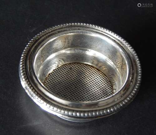 Tea strainer,silver plated,diameter ca.7,5cm