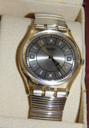 Swatch brand men's wrist watch