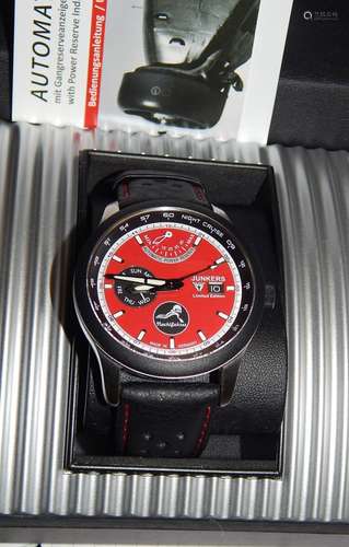 Men's wristwatch brand Junkers,model "night driver"...