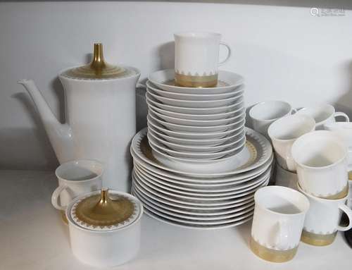 Coffee set for 11 persons,Rosenthal porcelain,1970s/80s,toge...