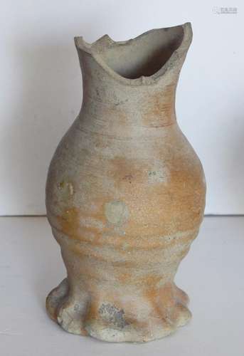 Small clay jug,Siegburg ceramics,17th/18th century,height ca...