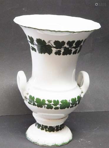 Medium handle vase,Royal Meissen,vine leaves decor,height ca...