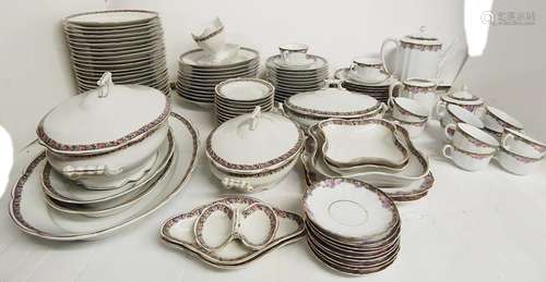 Approx.106 piece coffee and dinner service,partly Fürstenber...