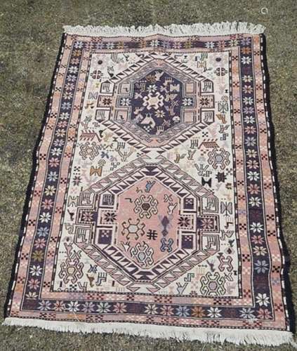 Kilim,wool on wool,ca.113x82cm