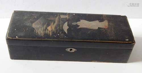 Rectangular lacquer box