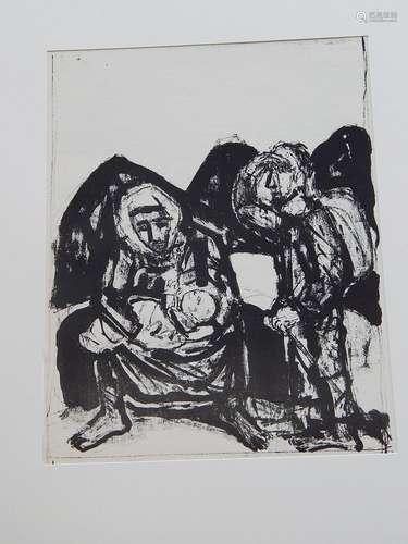 Otto Dix (1891-1969) "The flight from Egypt",origi...