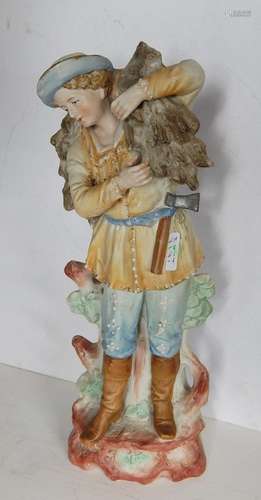 Sculpture "Willow collector",Bisquit porcelain,num...