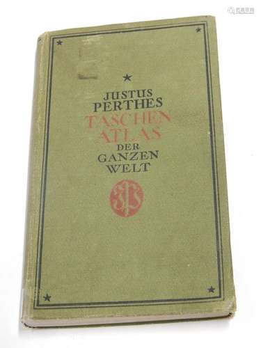 Justus Perthes "Pocket Atlas of the Entire World",...