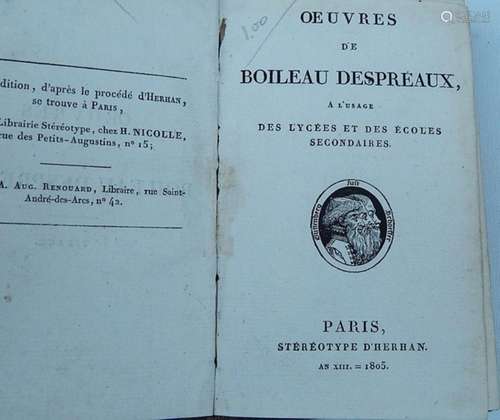 Ouevres de Boileau Despeaux