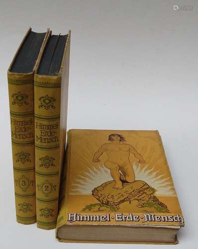 3 volumes "Heaven,Earth,People",1922,together