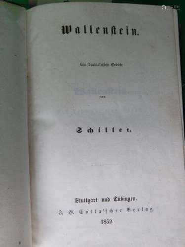 Schiller "Wallenstein",1852