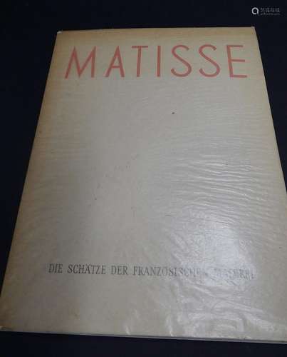 Book "Matisse-The Treasures of French Painting".