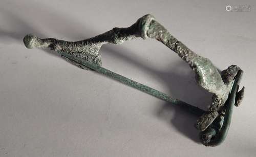 Very large Roman trumpet brooch