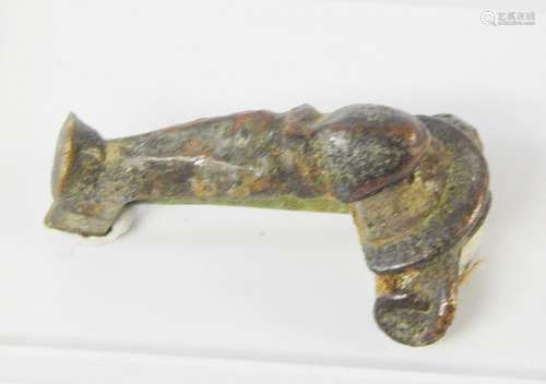 Roman phallus amulet brooch