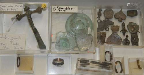 Various Roman and Celtic brooches