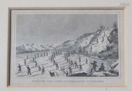 Maneuver of the snowshoe soldiers in Norway