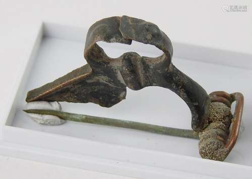 Roman Pannonia crown brooch