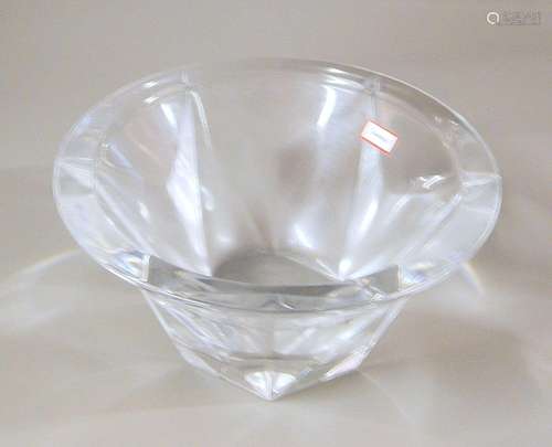 Heavy bowl,crystal glass