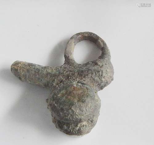 Roman phallus pendant,om