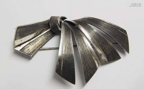 Bow brooch,925 silver