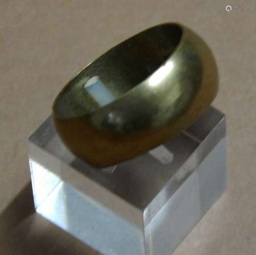 Wide ring,gold plated,in