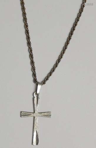 Cross pendant,925 silver,