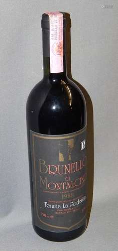 Bottle of red wine, Brunel