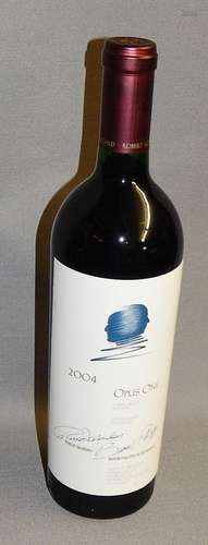 1 bottle of red wine "Opus