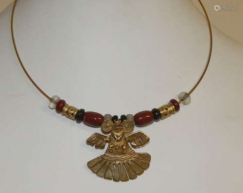 Necklace with pendant "Azt