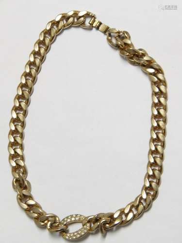 Panzer necklace with zirco