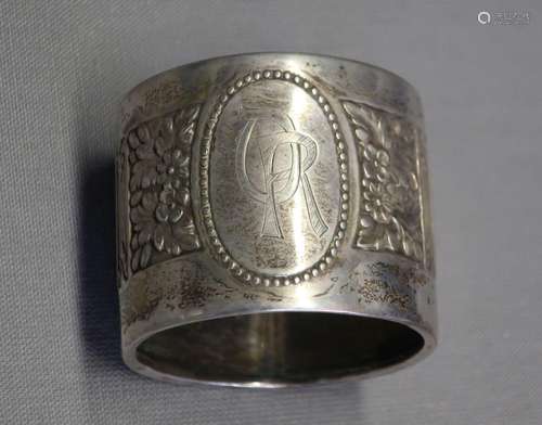 Napkin ring,800 silver,mon