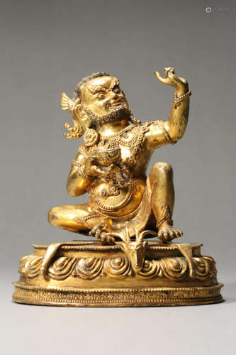 Gilt-Bronze Figure of Buddha