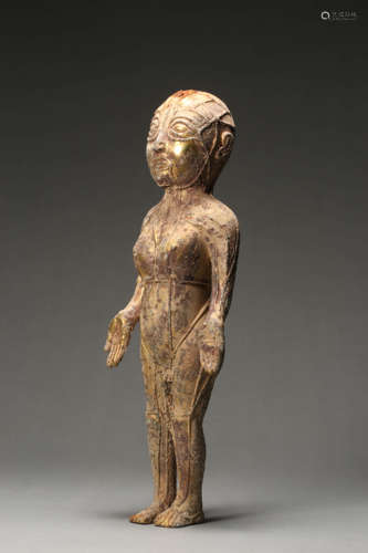 Gilt-Bronze Figure Statue