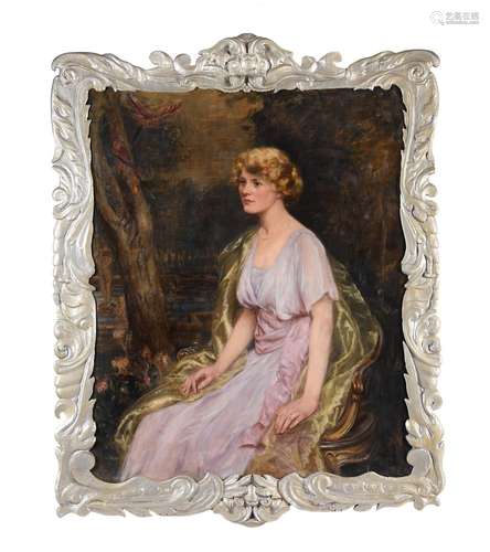 λ FRANK MOSS BENNETT (BRITISH 1874-1952), PORTRAIT OF BESSIE...