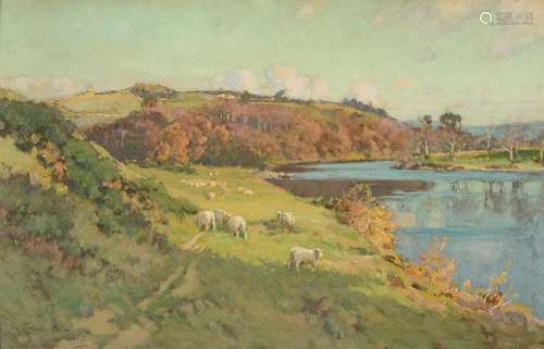 λ SAMUEL JOHN LAMORNA BIRCH (BRITISH 1869-1955), A GOLDEN AF...