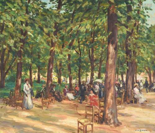 TAVÍK FRANTIŠEK ŠIMON (CZECH 1877-1942), JARDIN DU LUXEMBOUR...