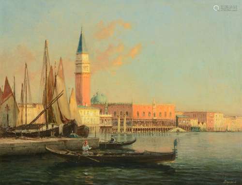 λ ANTOINE BOUVARD (FRENCH 1870-1956), THE DOGE'S PALACE AND ...