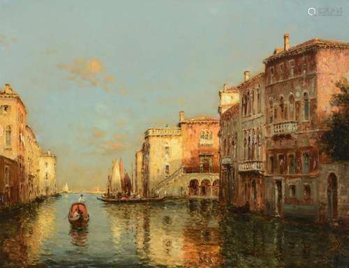 λ ANTOINE BOUVARD (FRENCH 1870-1956), VENETIAN CANAL