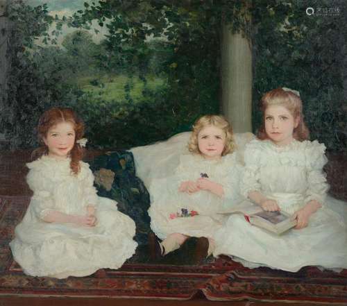 AUGUSTUS VINCENT TACK (AMERICAN 1870-1949), THREE SISTERS SE...