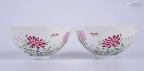 A famille-rose 'floral' bowl