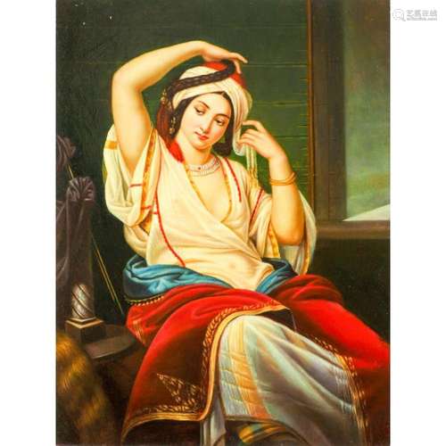 OIL PAINTING ON CANVAS OF A PERSIAN WOMAN