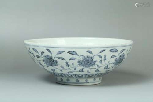 A Blue & White Porcelain Bowl