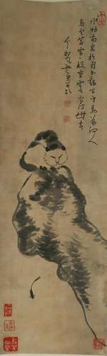 CHINESE HANGING SCROLL PAINTING