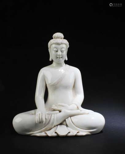 CHINESE BLANC DE CHINE BUDDHA STATUE