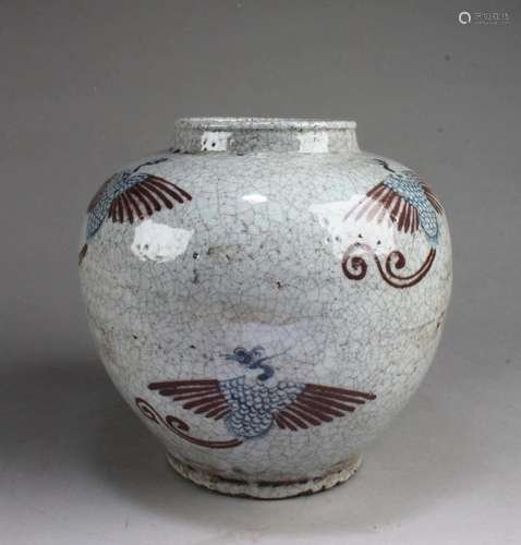 A PORCELAIN JAR